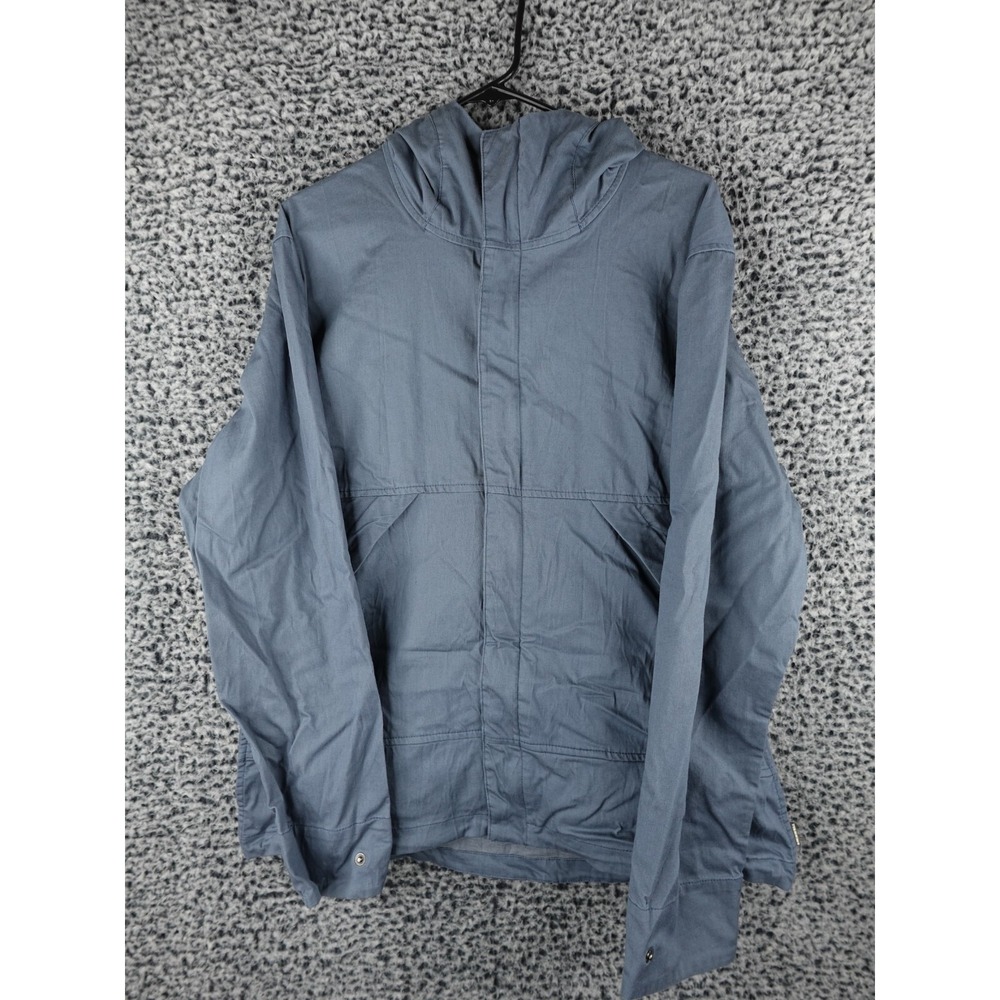 Merrell‎ Mens Fullzip Windbreaker Jacket Size S Green Polyester Hooded Outerwear